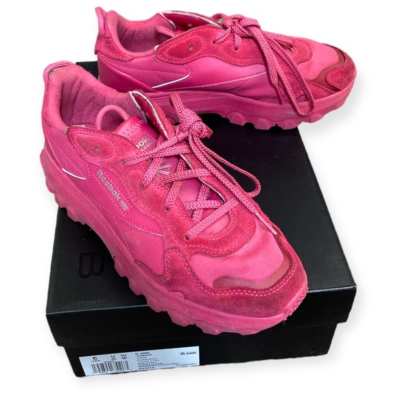 SoldOut REEBOK CARDI B CLASSIC Leather Grade SCHOOL Shoes - Picture 4 of 6